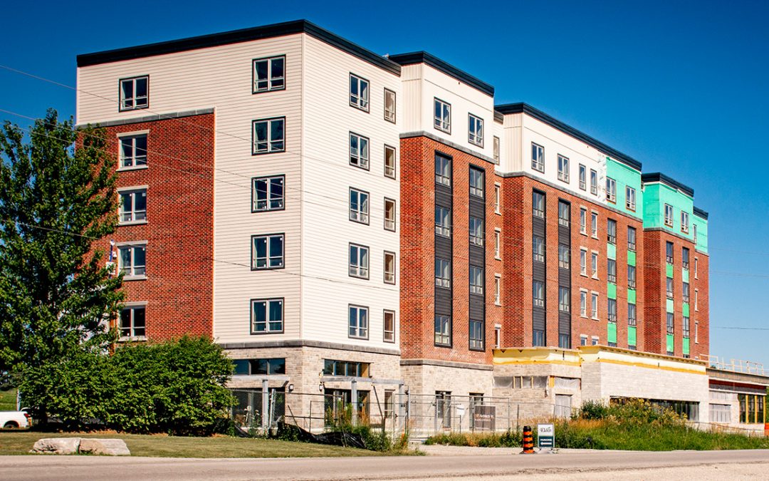 photo of a retirement facility under construction in BWG