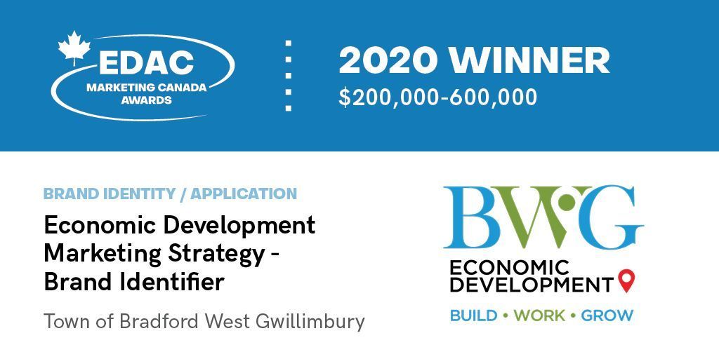 Town of BWG Office of Economic Development wins prestigious marketing award from Economic Developers Association of Canada