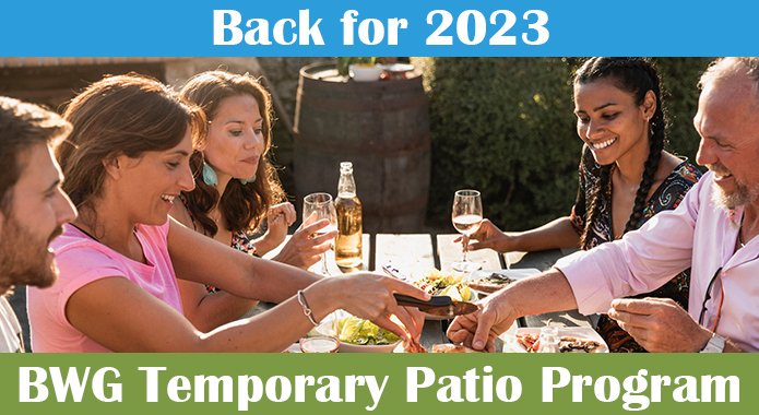 Temporary Patio Program 2023 header