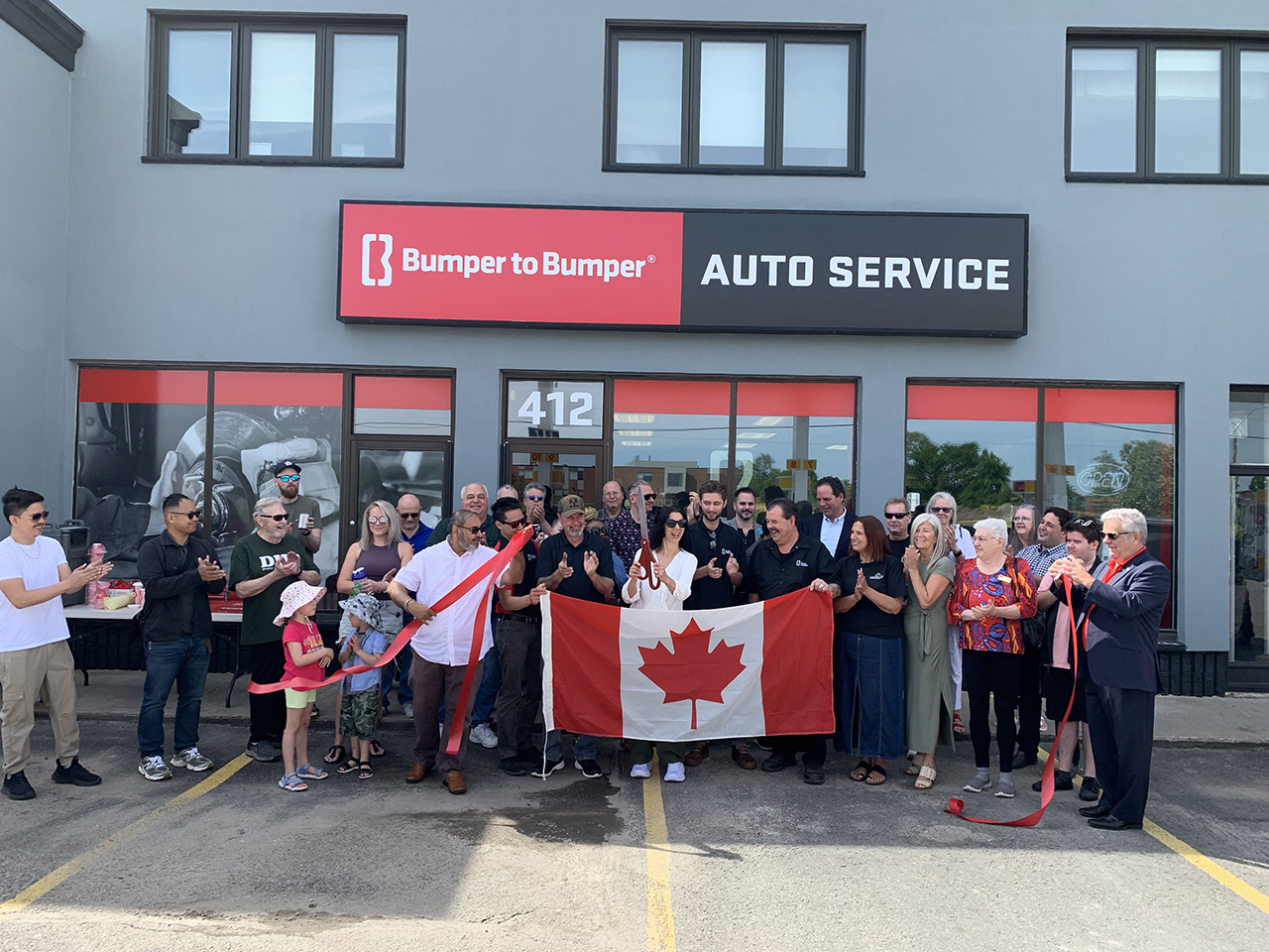 Grand Opening of Bumper to Bumper Auto Service